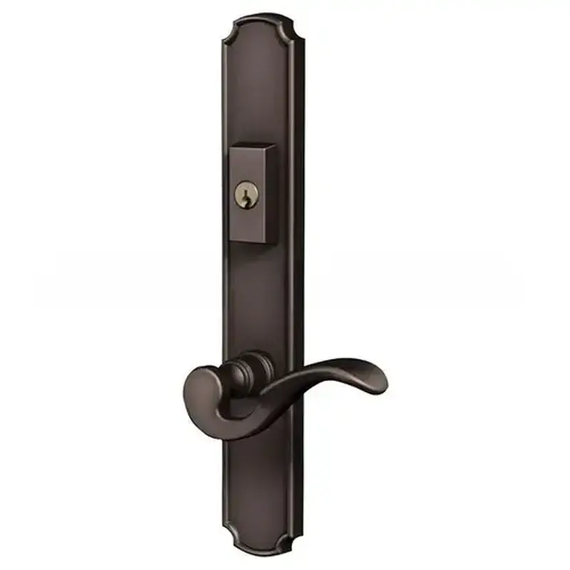 Baldwin MP002112ACT4X Bismark Multi Point Trim Keyed Entry with Turn Knob Configuration 4 Minus Lever Venetian Bronze Finish