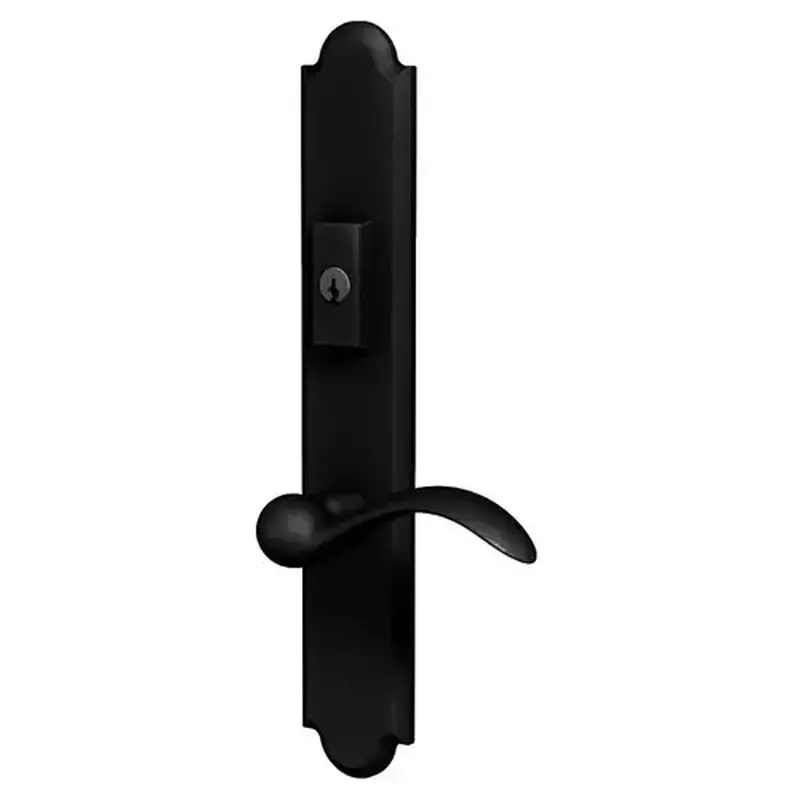 Baldwin MP016190PAT2 Boulder Multi Point Trim Patio Configuration 2 Satin Black Finish