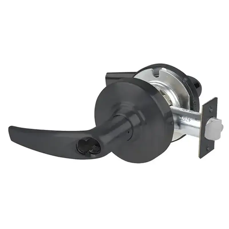 Schlage Commercial ND97BDATH622 ND Series Vandlgard Corridor Small Format Less Core Athens with 13-247 Latch 10-025 Strike Matte Black Finish