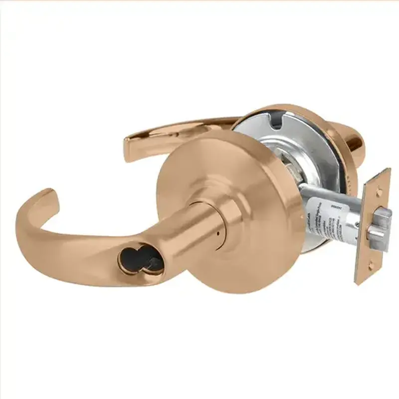 Schlage Commercial ND97BDSPA612 ND Series Vandlgard Corridor Small Format Less Core Sparta with 13-247 Latch 10-025 Strike Satin Bronze Finish