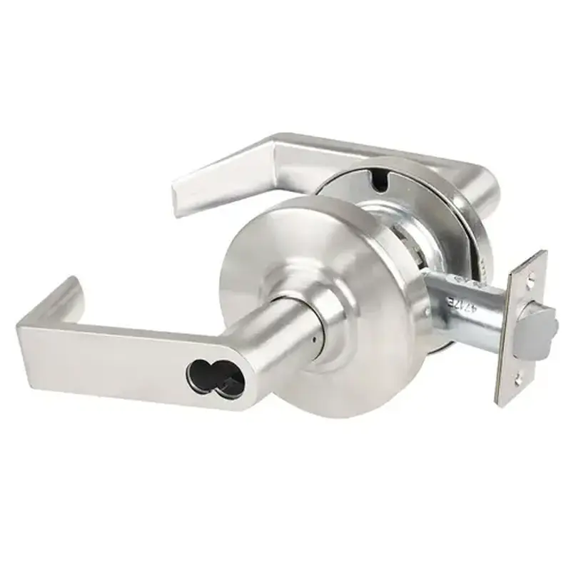 Schlage Commercial ND97JDRHO619 ND Series Vandlgard Corridor Large Format Less Core Rhodes with 13-247 Latch 10-025 Strike Satin Nickel Finish