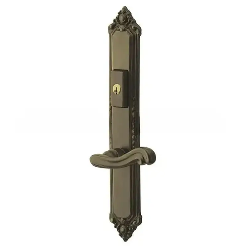 Baldwin MP003050ACT2 Kensington Multi Point Trim Keyed Entry with Turn Knob Configuration 2 Antique Brass Finish