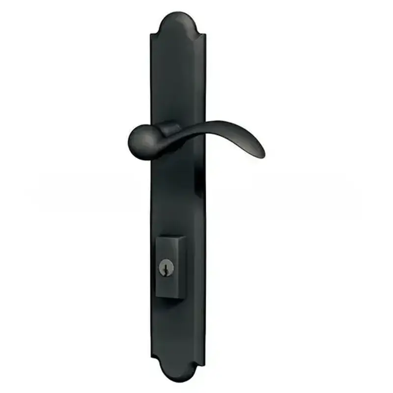 Baldwin MP016102ACT5X Boulder Multi Point Trim Keyed Entry with Turn Knob Configuration 5 Minus Lever Oil Rubbed Bronze Finish