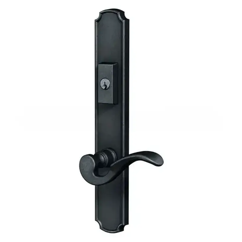 Baldwin MP002402ACT2 Bismark Multi Point Trim Keyed Entry with Turn Knob Configuration 2 Distressed Oil Rubbed Bronze Finish