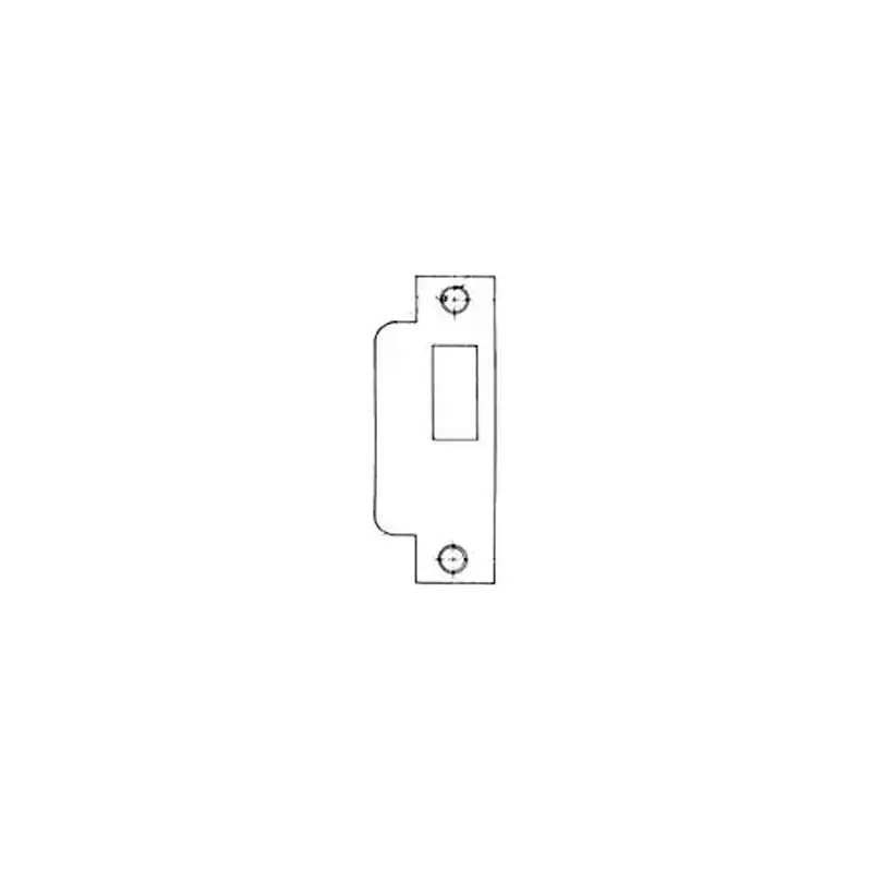 Baldwin 6042190 Deadlock Function Strike Satin Black Finish