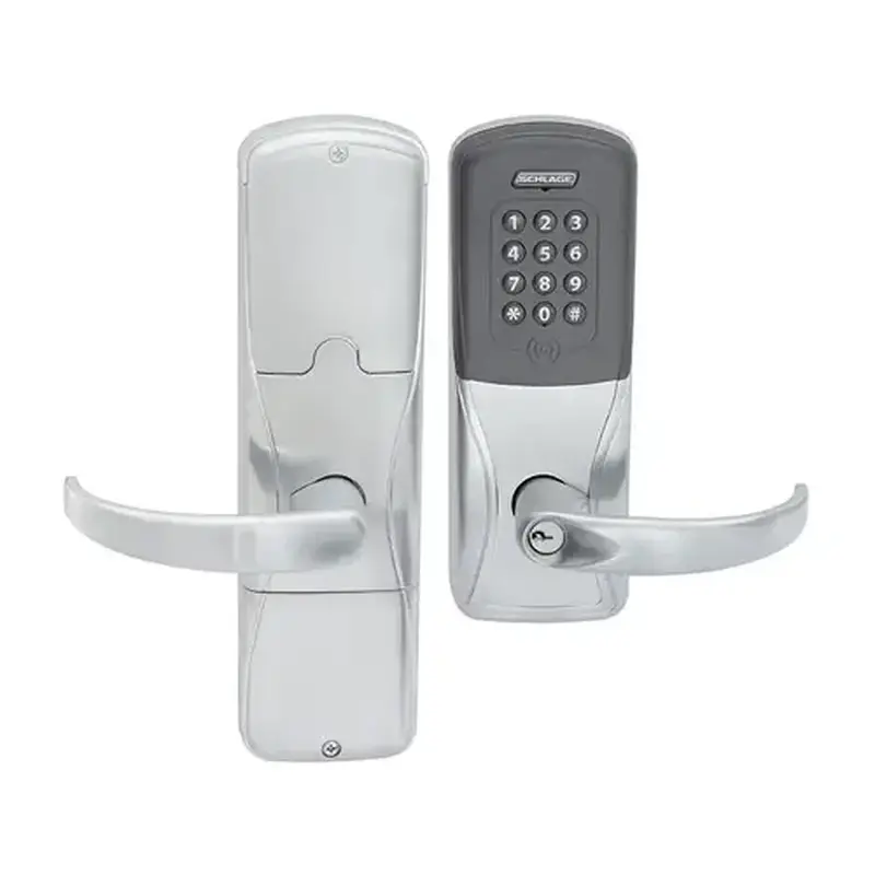Schlage Electronics AD200CY40KPSPA626PR Electric Cylindrical Lock Satin Chrome
