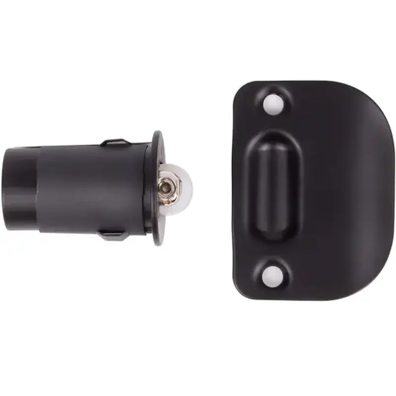 Stone Harbor Hardware 31711-19 Drive-In Roller Catch - Matte Black