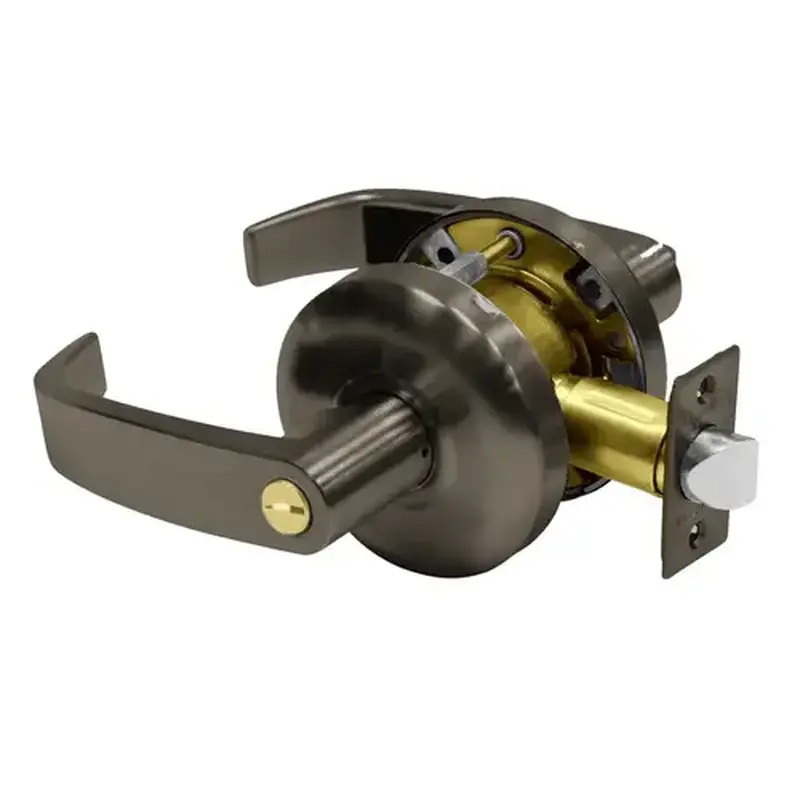 Sargent 2865U65KL10BE Privacy Cylindrical Lock Grade 2 with L Lever and K Rose and ASA Strike Dark Bronze Finish
