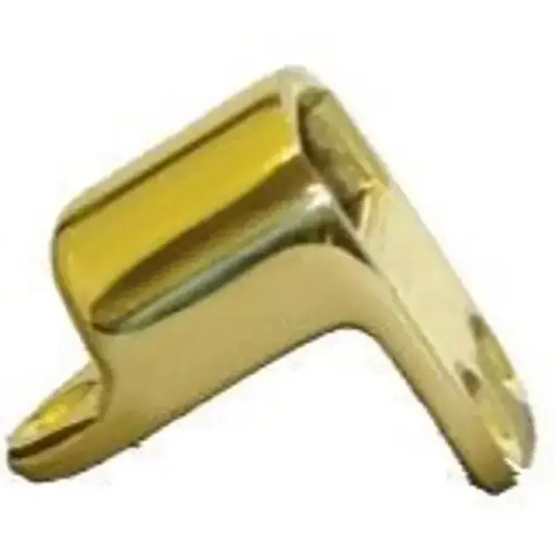 Baldwin 0310060HDAS Heavy Duty Angle Strike Satin Brass with Brown Finish