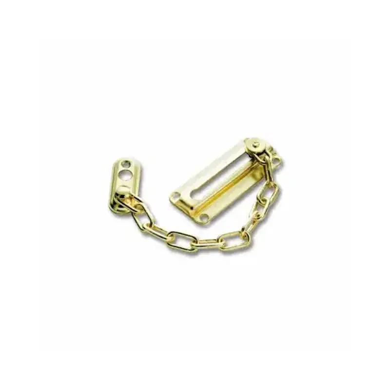 BELWITH PRODUCTS LLC 1870-XCP5 Chain Door Fastener, Brass - pack of 5