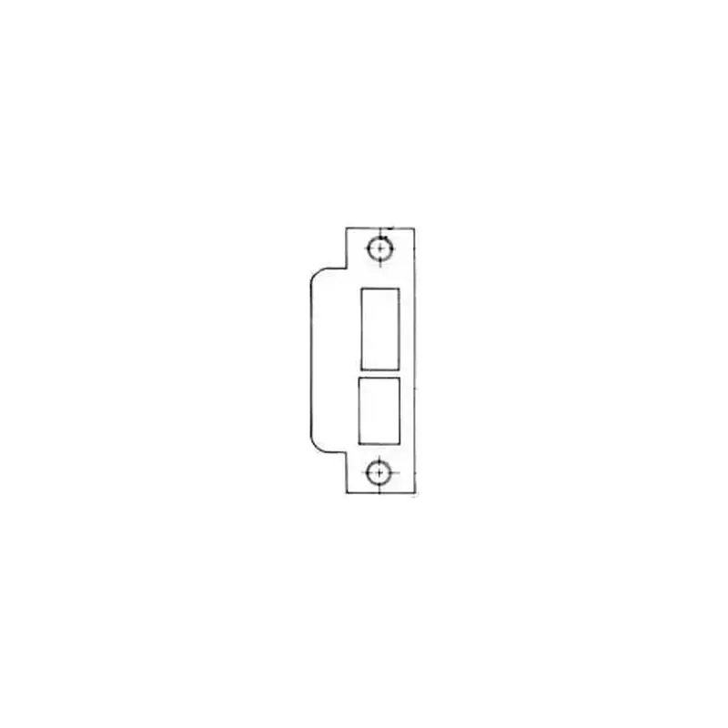 Baldwin 6039102R214 Right Hand 2-1/4" Extended Lip ASA Strike For 2-3/4" Backset Deadbolt Only Oil Rubbed Bronze Finish