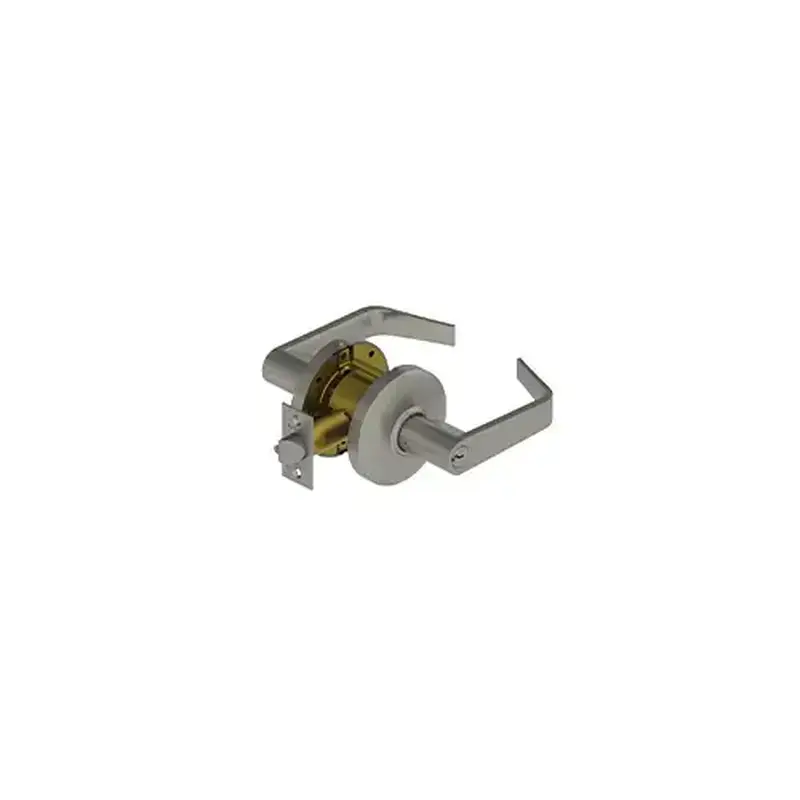 Hager 144712 3570 Archer Lever Classroom Cylindrical Lock Satin Chrome Finish