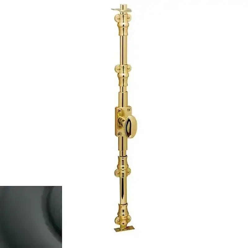 Baldwin 8106102R8LK Right Hand 8' Ornamental Cremone Bolt Less Knob Oil Rubbed Bronze Finish
