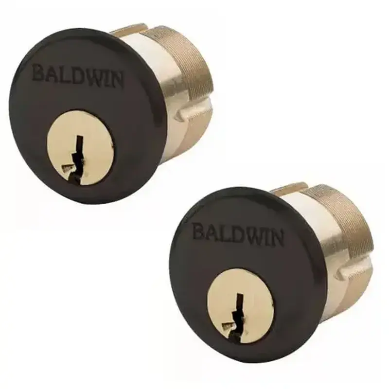 Baldwin 8328102DBL 2" Double Mortise Cylinder Oil Rubbed Bronze Finish