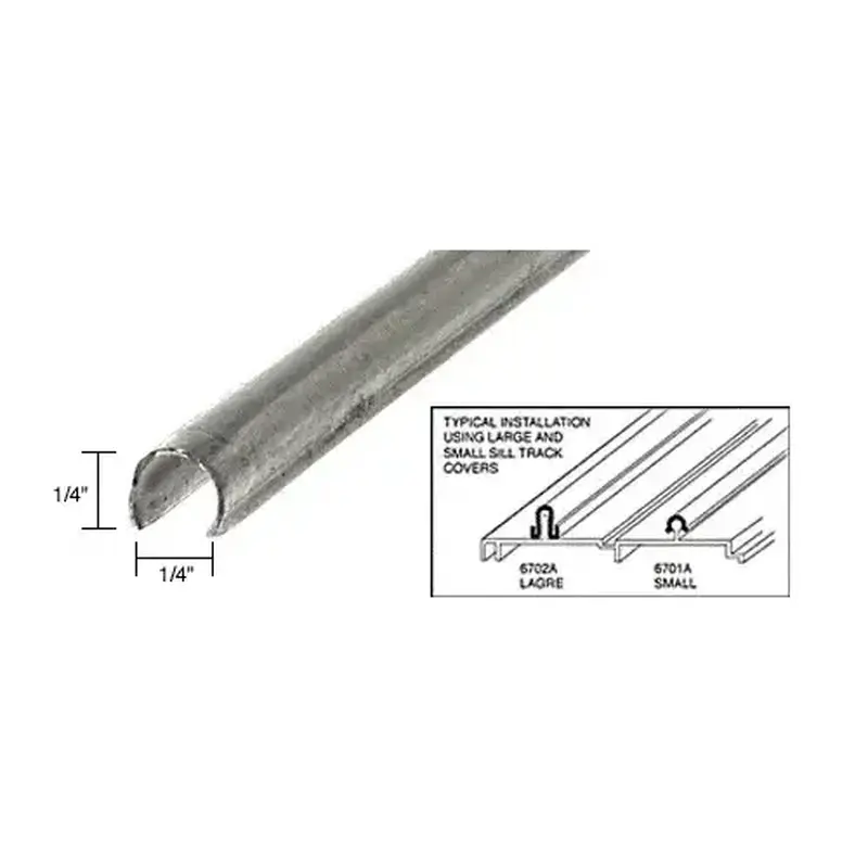 Brixwell 6701A6-CCP36 Stainless Steel Small Patio Door Sill Cover - 36" Stock Length