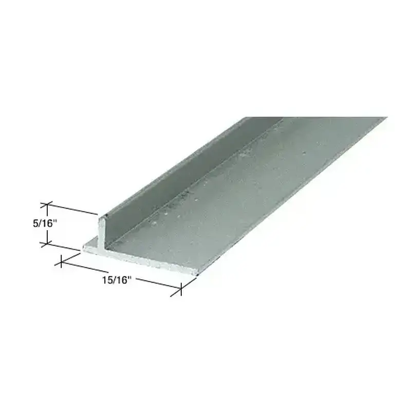 Brixwell PLD1665-CCP60 Aluminum Sliding Screen Door Rail  60" Stock Length