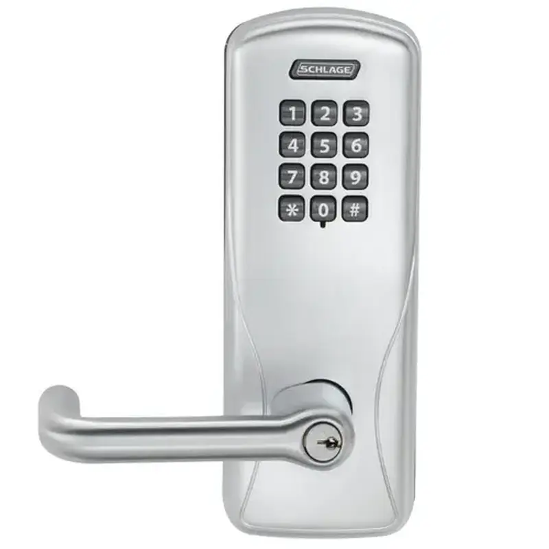 Schlage Electronics CO200CY70KPTLR626PR Electric Cylindrical Lock Satin Chrome