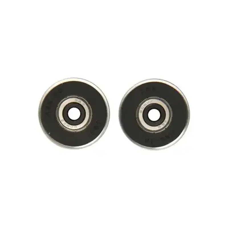 CRL D1503SB 1-1/2" Diameter Sealed Ball Bearing Rollers Satin Brass - pack of 2