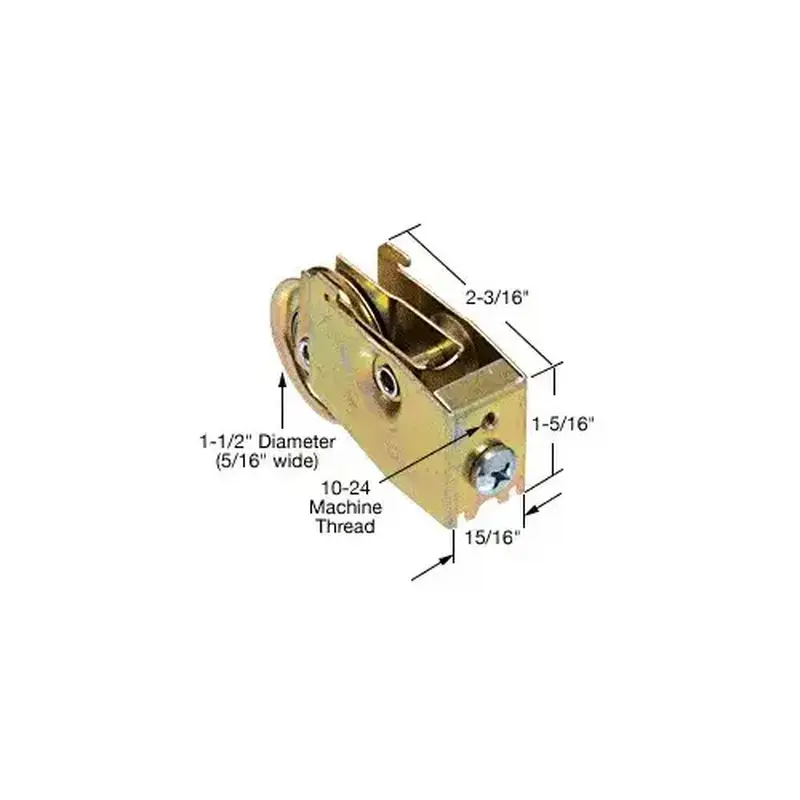 CRL PB1950 1-1/2" Steel Ball Bearing Sliding Glass Door Roller