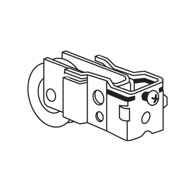Brixwell 9-215d Patio Door Roller Assembly 1-1/4 Steel Wheel dr 78