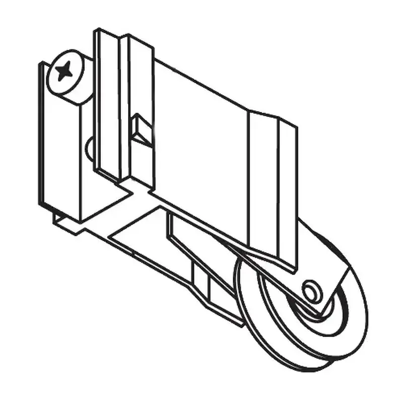 Brixwell 9-247 Patio Door Roller Assembly 1-1/2 Steel Wheel pdr 1 S