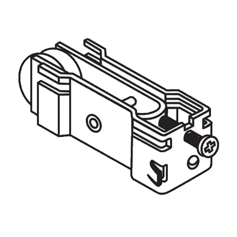 Brixwell 9-295 Patio Door Roller Assembly 7/8 Steel Wheel Flat Wheel