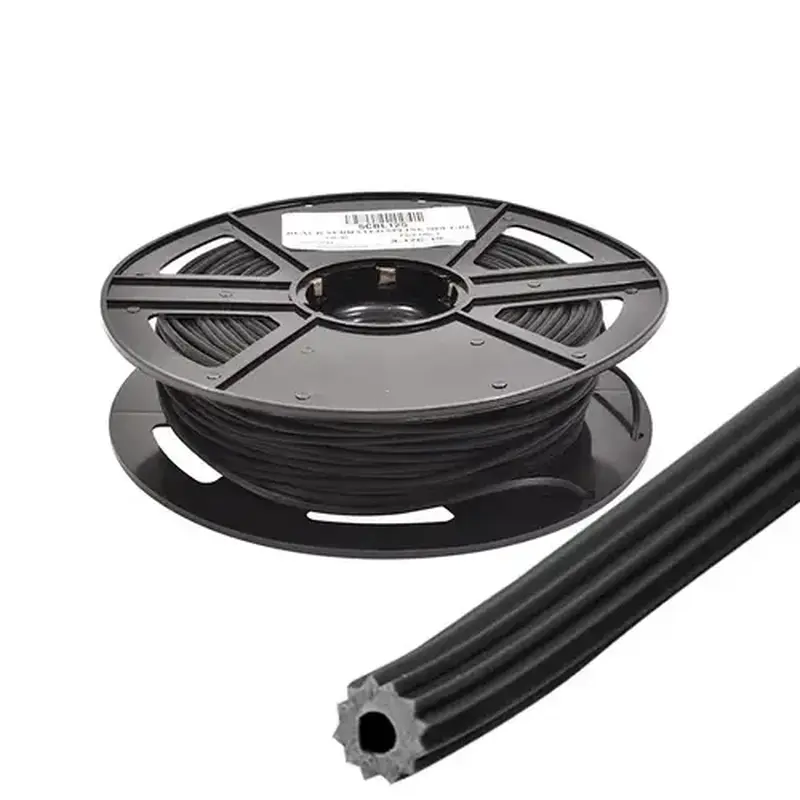 CRL 5CBL125 Black .125 Screen Retainer Spline - 500 Foot Roll