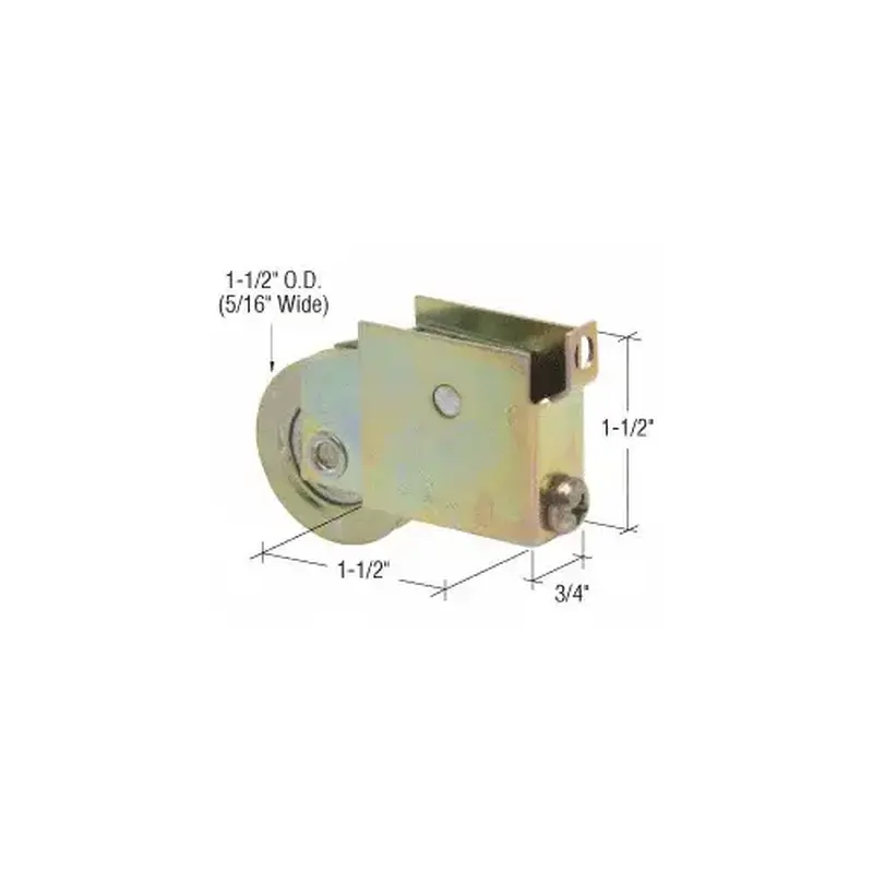Prime-Line D1531 1-1/2" Steel Sliding Glass Door Roller with 3/4" Wide Housing for Hollyview & Fullview Doors