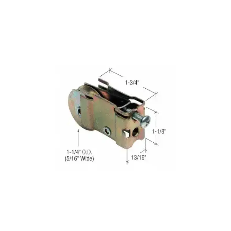 Prime-Line D1559 1-1/4" Steel Sliding Glass Door Roller with 13/16" Wide Housing for Acorn & Wells Aluminum Doors
