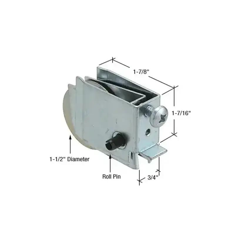 Prime-Line D1595 1-1/2" Nylon Sliding Glass Door Roller with 3/4" Wide for Lumidor & C.E. Stanley Doors