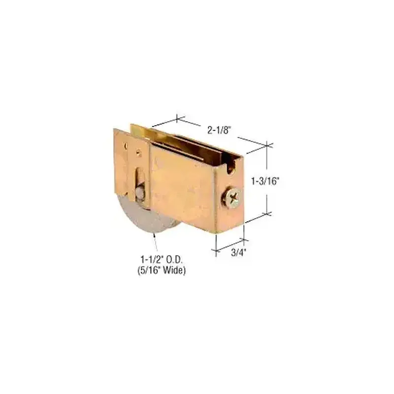 Prime-Line D1781 1-1/2" Steel Ball Bearing Sliding Glass Door Roller with 3/4" Wide Housing for Lausell Doors