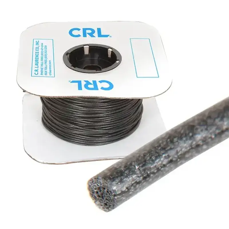CRL FSS270 Black .270" Foam Core Screen Spline500' Roll
