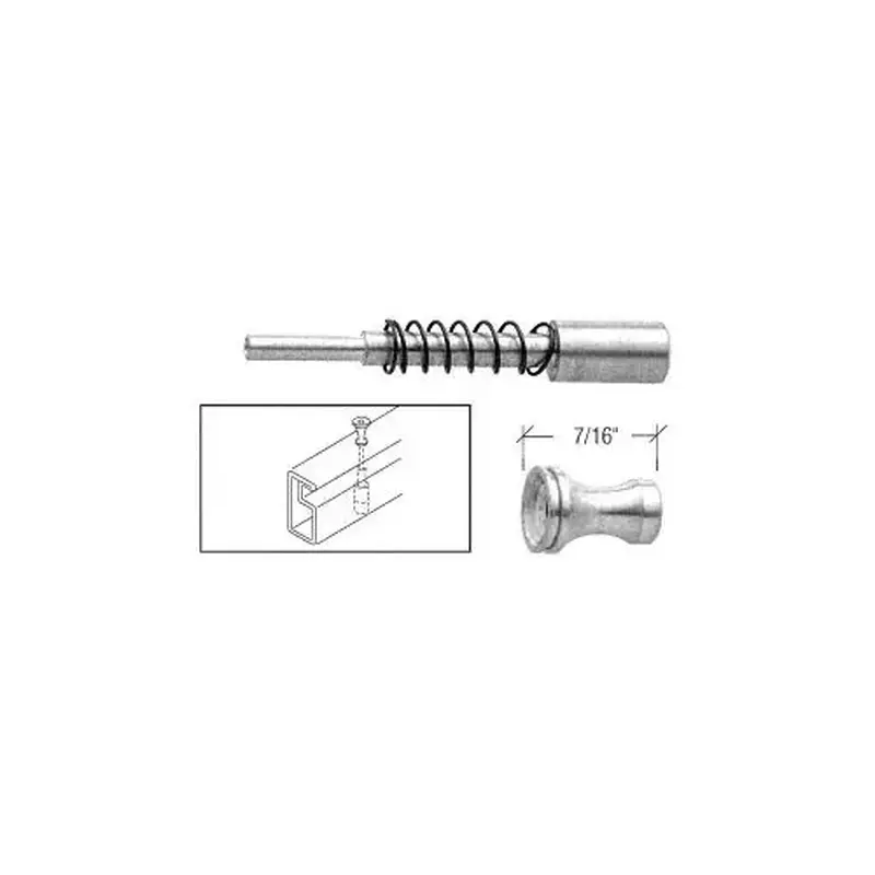 CRL WSC645 Aluminum Plunger Latches for 1" x 7/16" Frame - Bulk