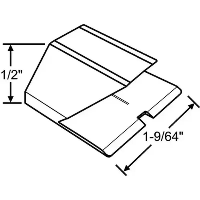 Brixwell 90-995w White Nylon Muntin Clip