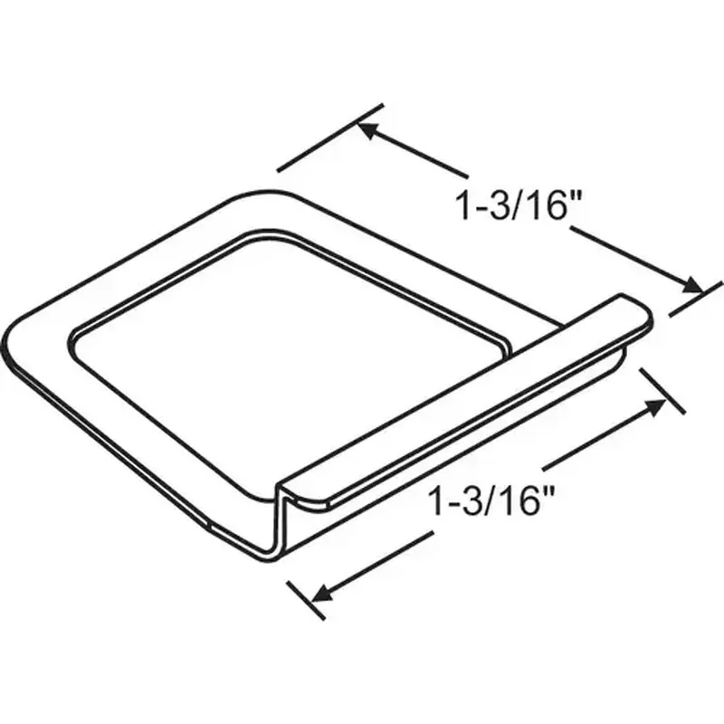 Brixwell 900-14950-XCP25 Open Screen Pull Vinyl Natural - pack of 25