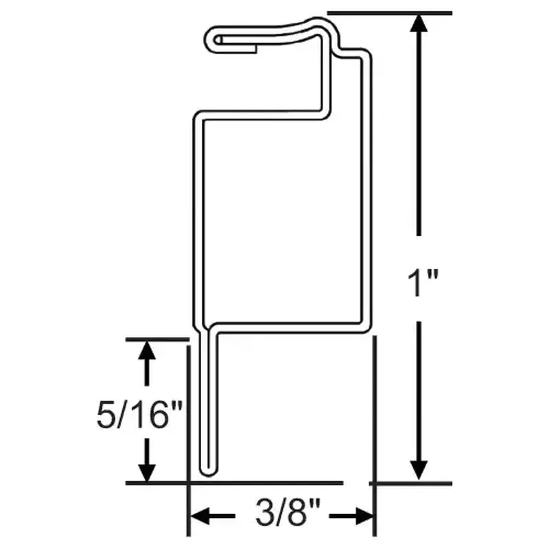 Brixwell 90H-1001 Tube 8 Ft Screen Frame White 15pcs