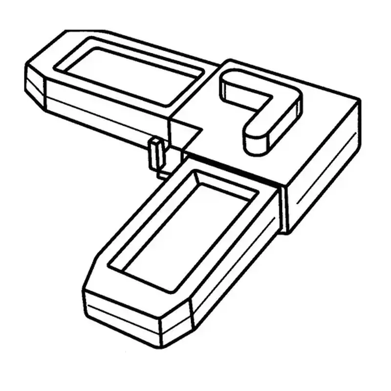 Brixwell 90M-560w-XCP25 Outside Corner Plastic White with Stop Leg 5/16in - pack of 25