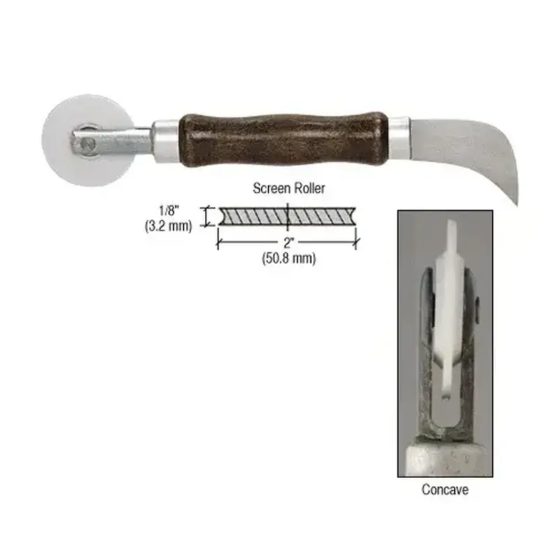 CRL K7N96 2" x 1/8" Nylon Wheel Combo Screen Roller and Cutter