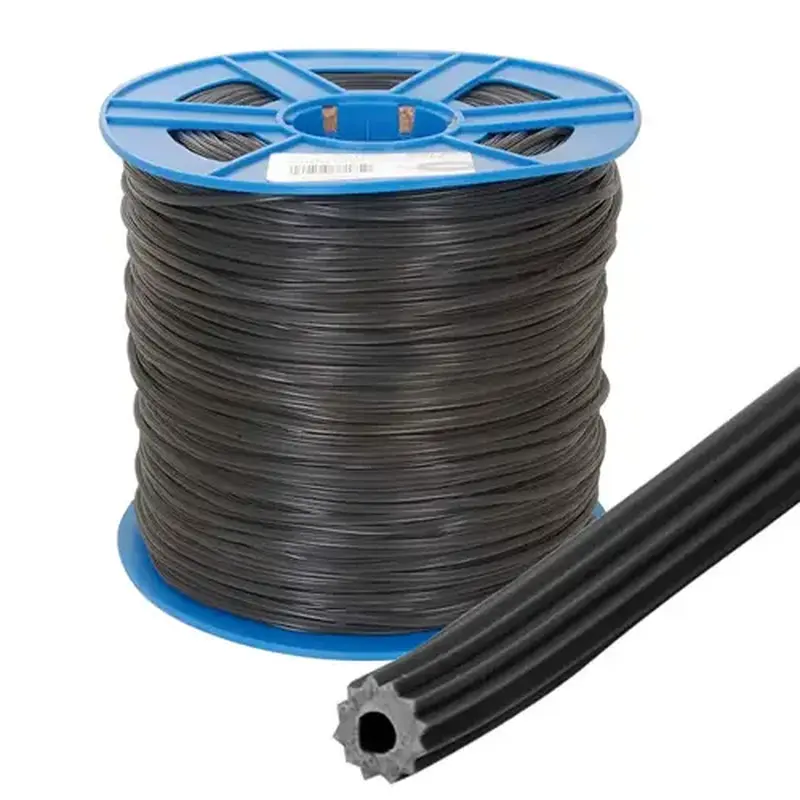 CRL SSBL185B .185" Black Serrated Screen Retainer Spline Bulk 15 Pound Roll - 1140 Foot Roll
