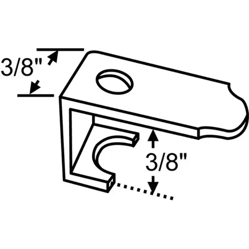 Brixwell 90-32 Cee Clip 7/8" X 3/8" - pack of 25