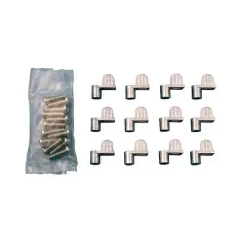 Make-2-Fit PL7735 Window Screen Clip with Screw, Alloy, Zinc, Silver