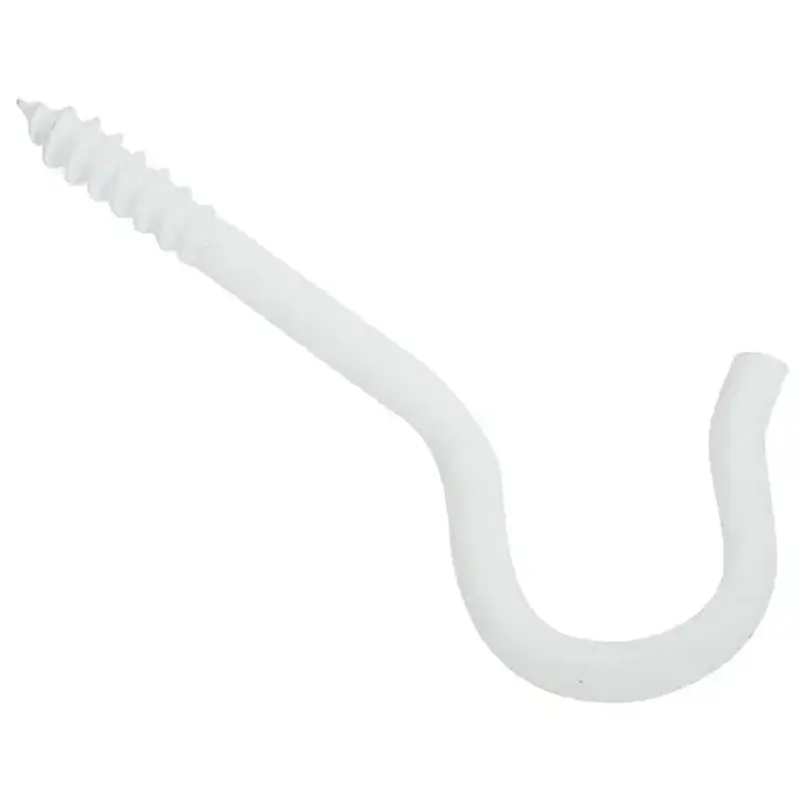 National Hardware N274928 V2666 2-1/2" Ceiling Hook White Finish