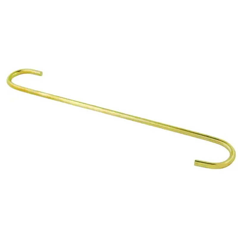 National Hardware N275-248-XCP5 V2668 Series Extender S-Hook, 12 in L, Steel, Brass - pack of 5