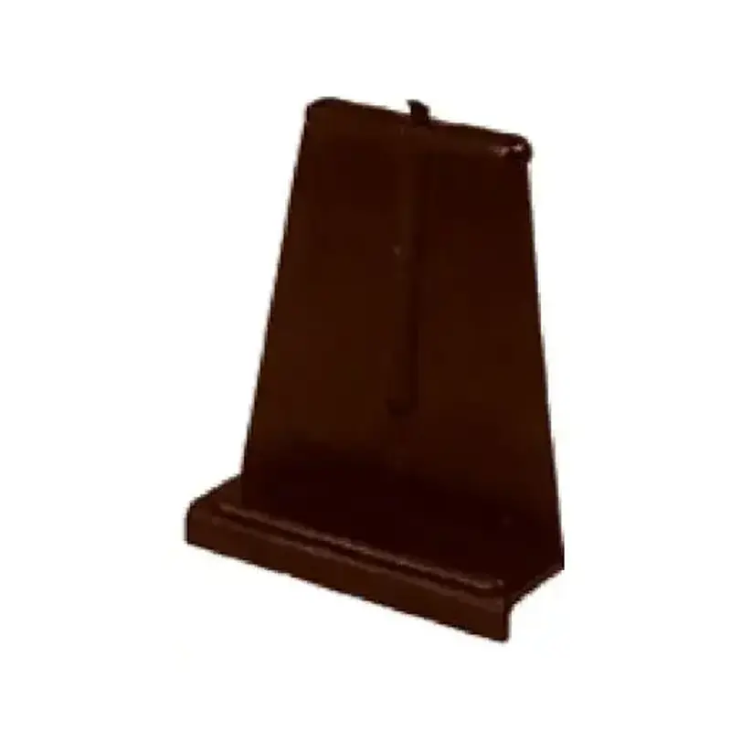 Make-2-Fit PL7921 Black Plastic Spline Channel Pull Tabs, 1-1/16 x 15/16 x 1/4 In   pack of 6