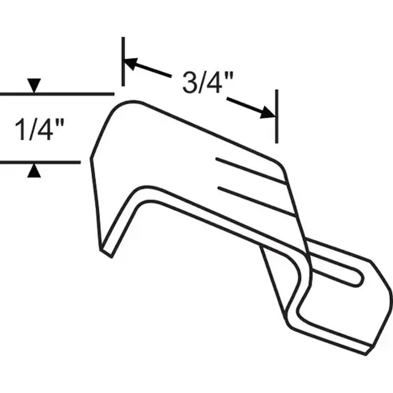Brixwell 90-848 Screen Clip Aluminum air Control Old Style wsc 30