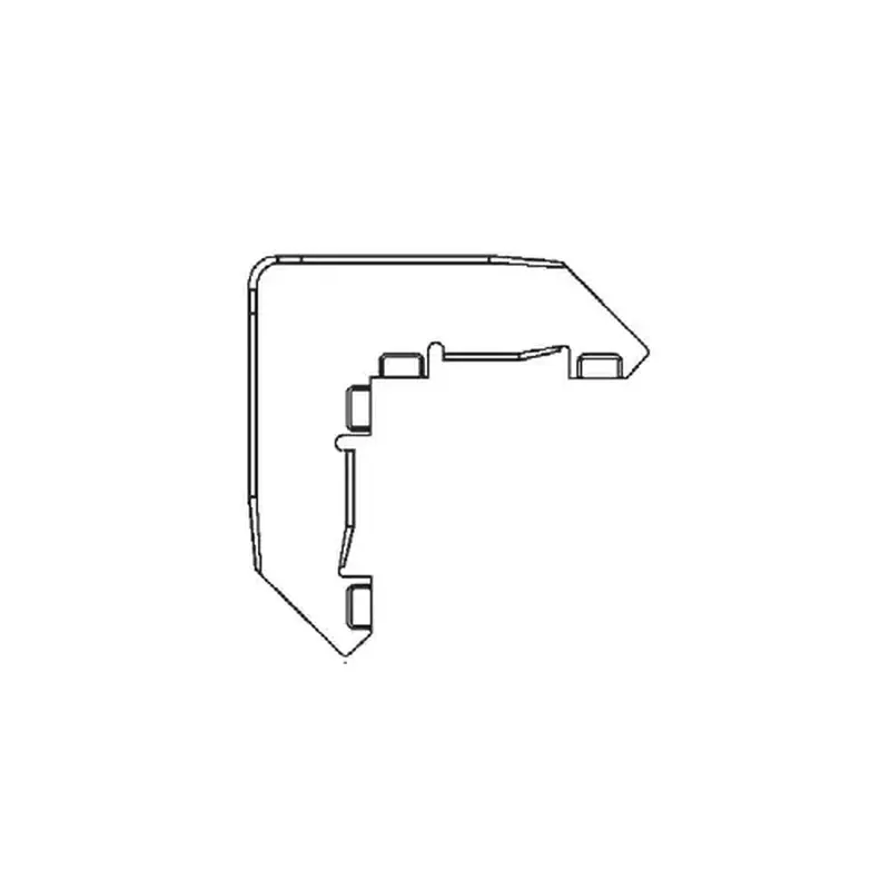 Brixwell 90H-106 Internal Corner Key Metal Mill for 5/16 Wide Frame