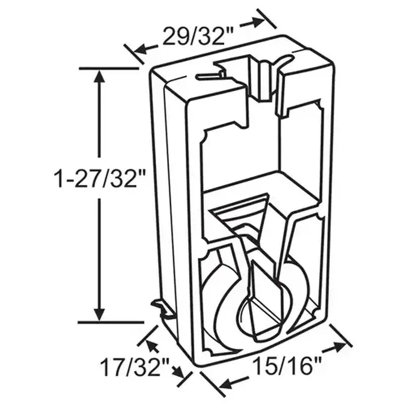 Brixwell 62-698 Pivot Lock Shoe USE: 62-546 HWP967