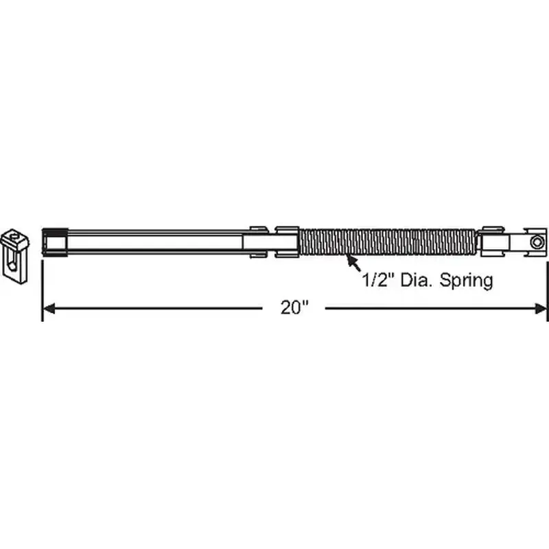 Brixwell 901-2000-5 20in Arrow Balance 900-18354 White Shoe Attd