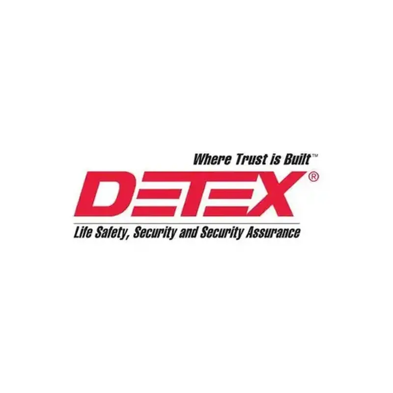 DETEX ECL-8220 Metal Bar Plate, Short, for ECL-230D Series Only, Photo-Luminescent, English