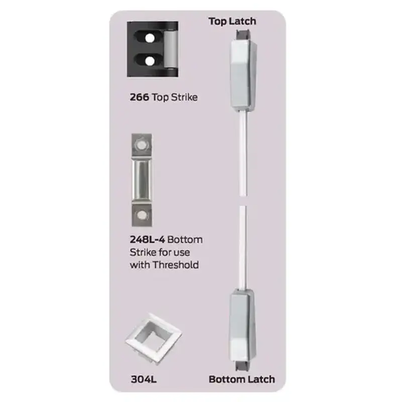 Von Duprin 3327A-EO 4 26D 33A Series Surface Vertical Rod Exit Device - 4' Satin Chrome